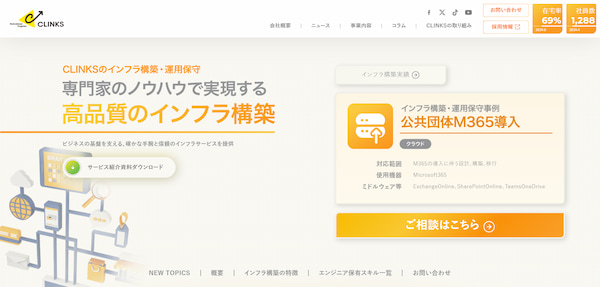 CLINKS公式HP